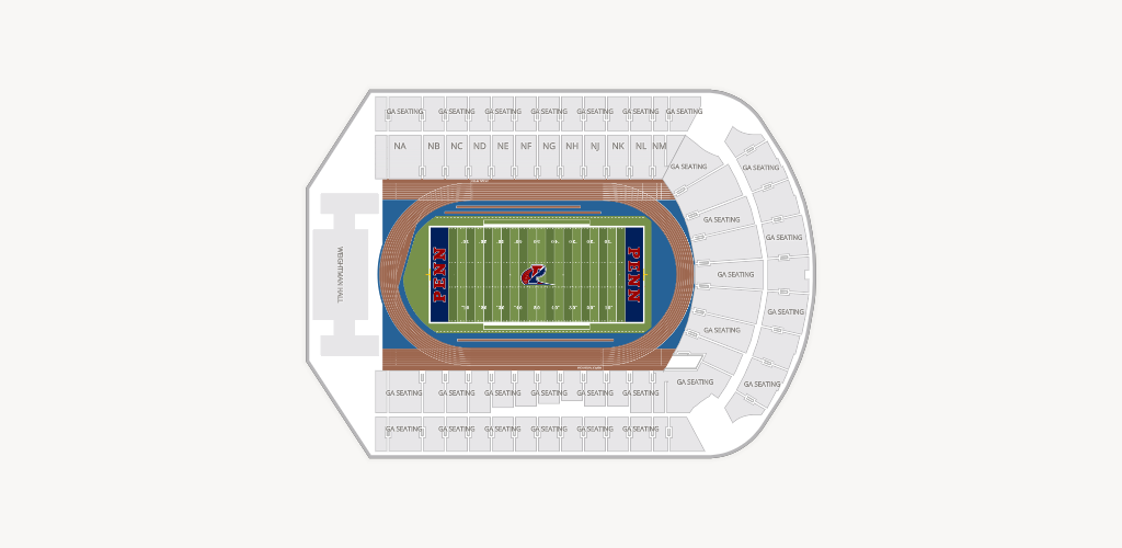 Franklin Field - PA Seating Chart