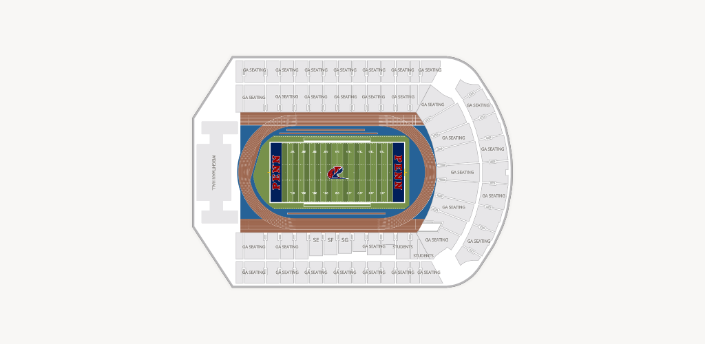 Franklin Field - PA Seating Chart