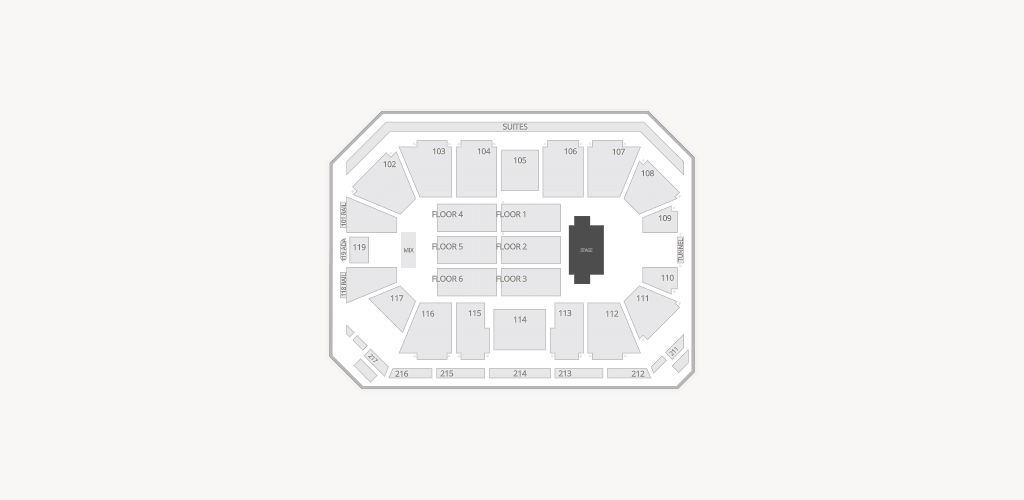 Frontwave Arena Seating Chart