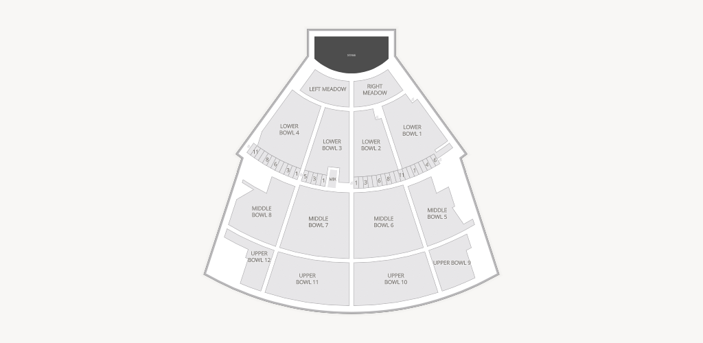 Frost Amphitheater Seating Chart