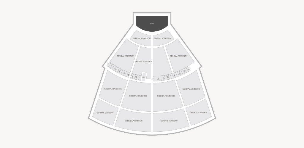 Frost Amphitheater Seating Chart