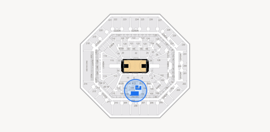 Frost Bank Center Seating Chart