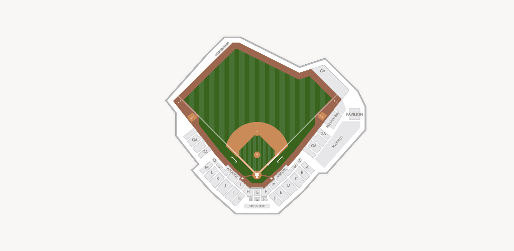 Funko Field at Everett Memorial Stadium Seating Chart