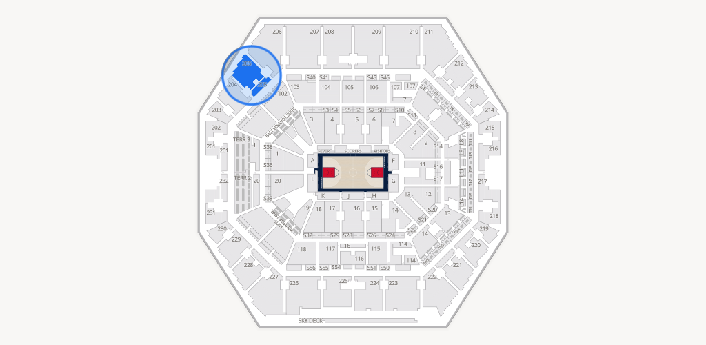 Gainbridge Fieldhouse Seating Chart
