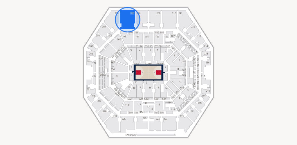Gainbridge Fieldhouse Seating Chart