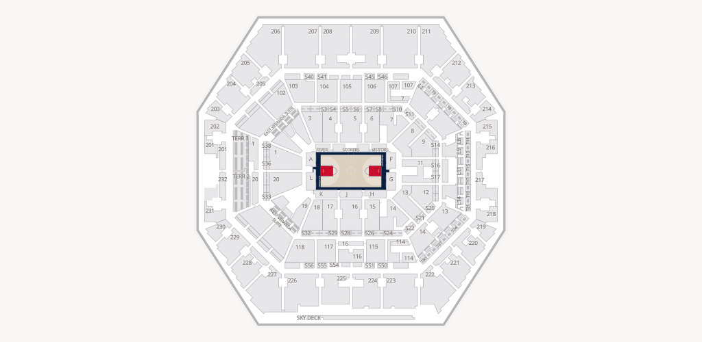 Gainbridge Fieldhouse Seating Chart