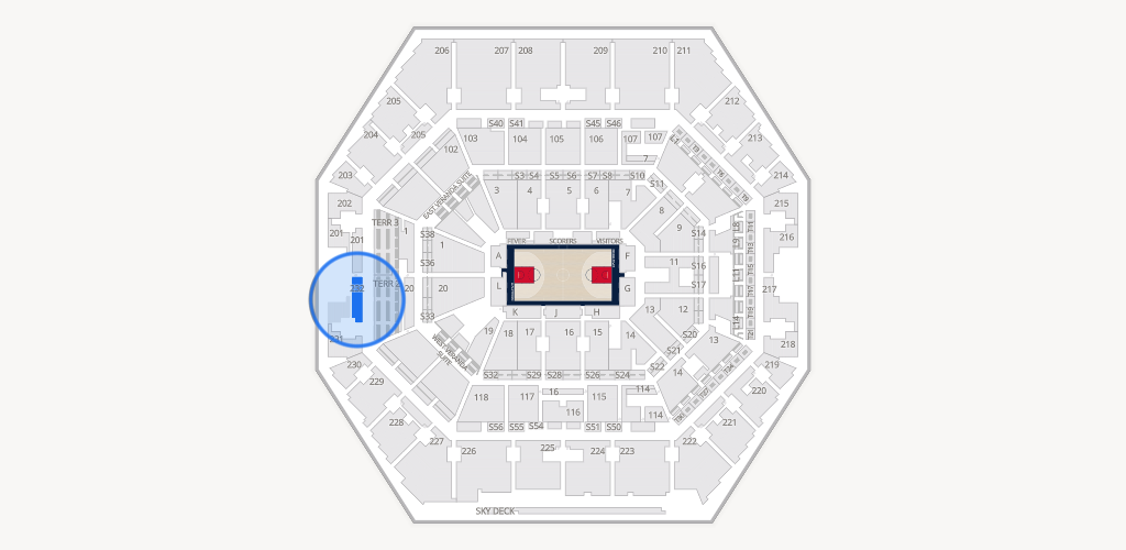 Gainbridge Fieldhouse Seating Chart