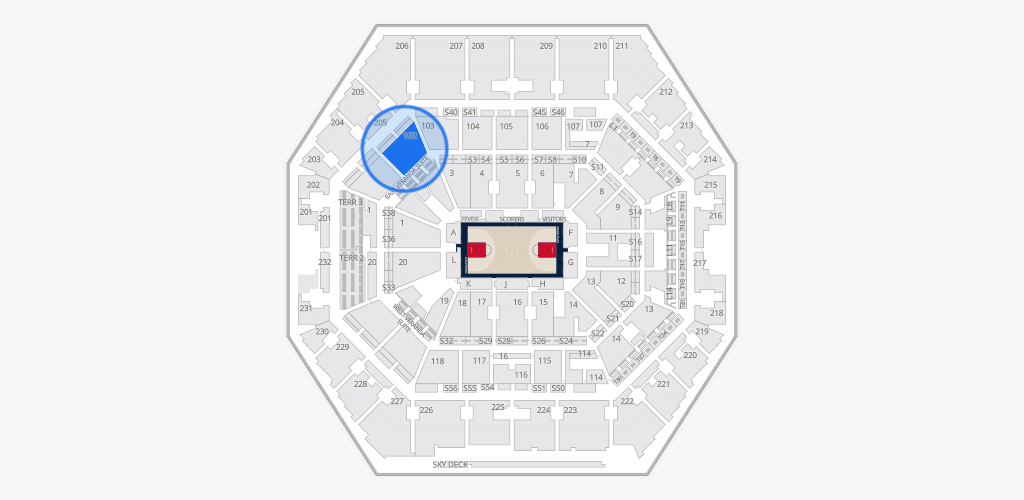 Gainbridge Fieldhouse Seating Chart