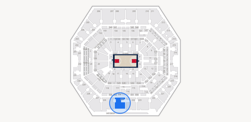 Gainbridge Fieldhouse Seating Chart