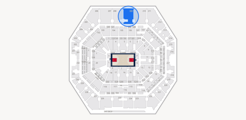 Gainbridge Fieldhouse Seating Chart
