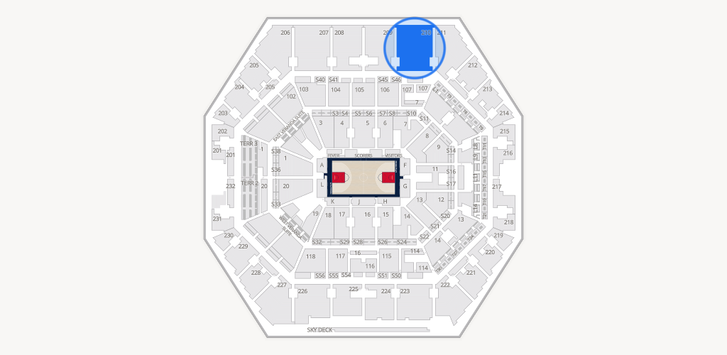 Gainbridge Fieldhouse Seating Chart