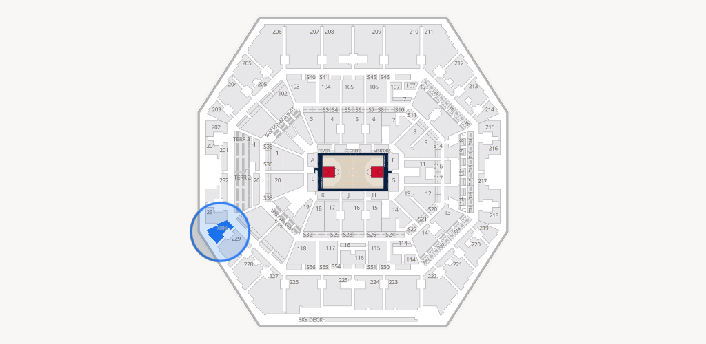 Gainbridge Fieldhouse Seating Chart
