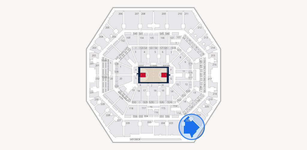 Gainbridge Fieldhouse Seating Chart