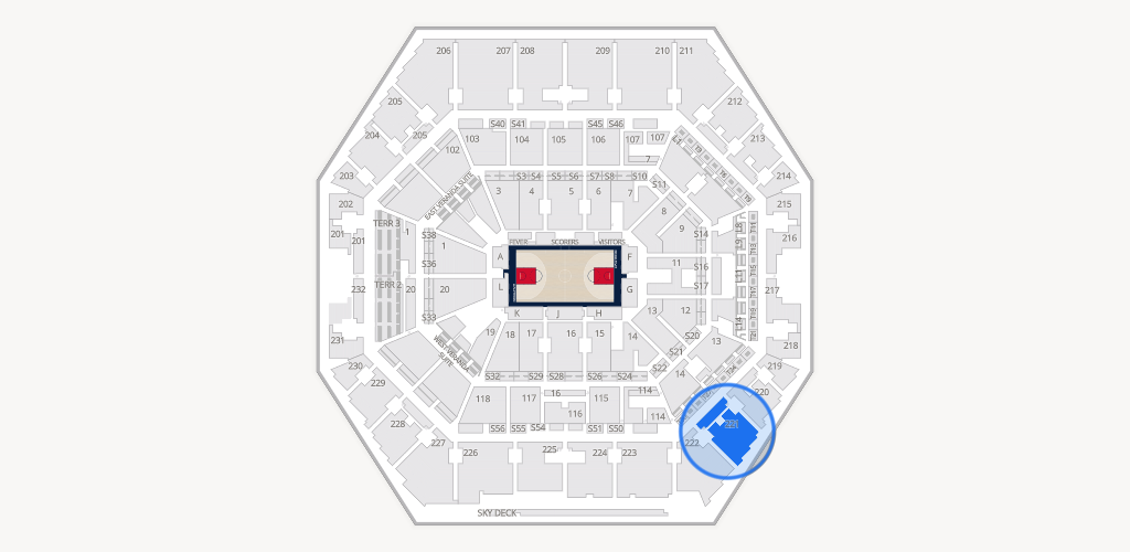 Gainbridge Fieldhouse Seating Chart