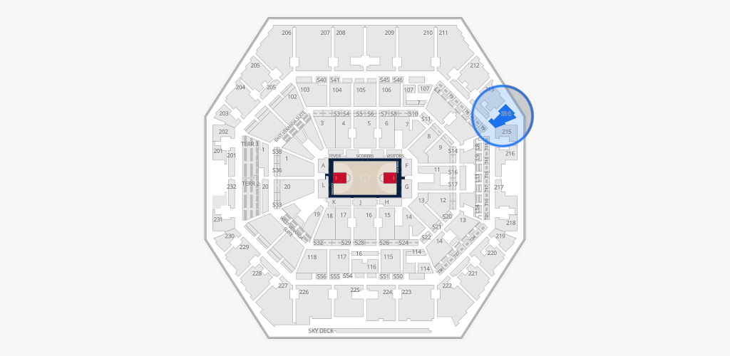 Gainbridge Fieldhouse Seating Chart
