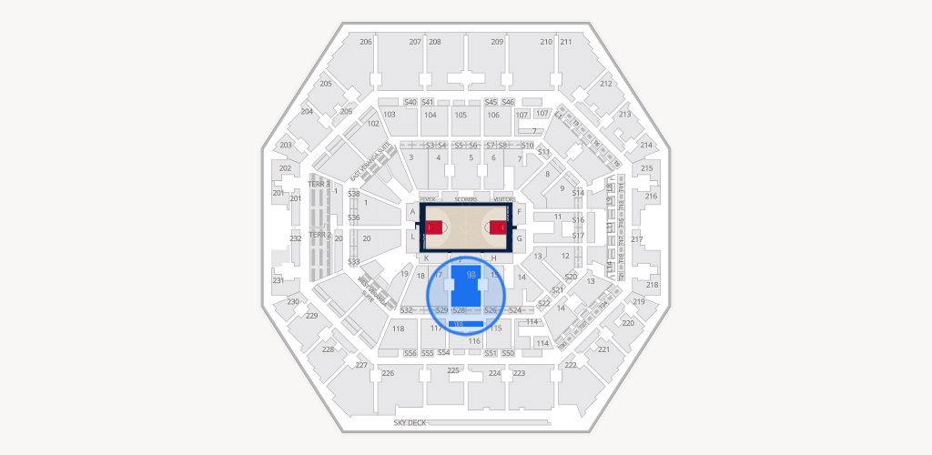Gainbridge Fieldhouse Seating Chart