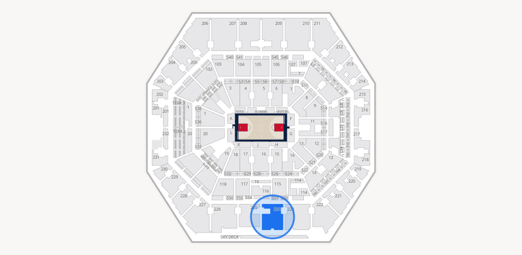 Gainbridge Fieldhouse Seating Chart