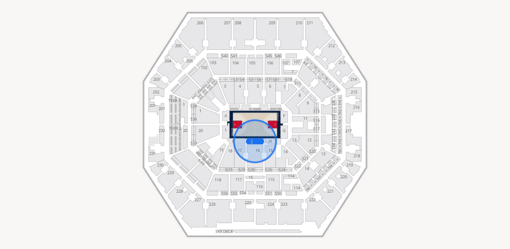 Gainbridge Fieldhouse Seating Chart