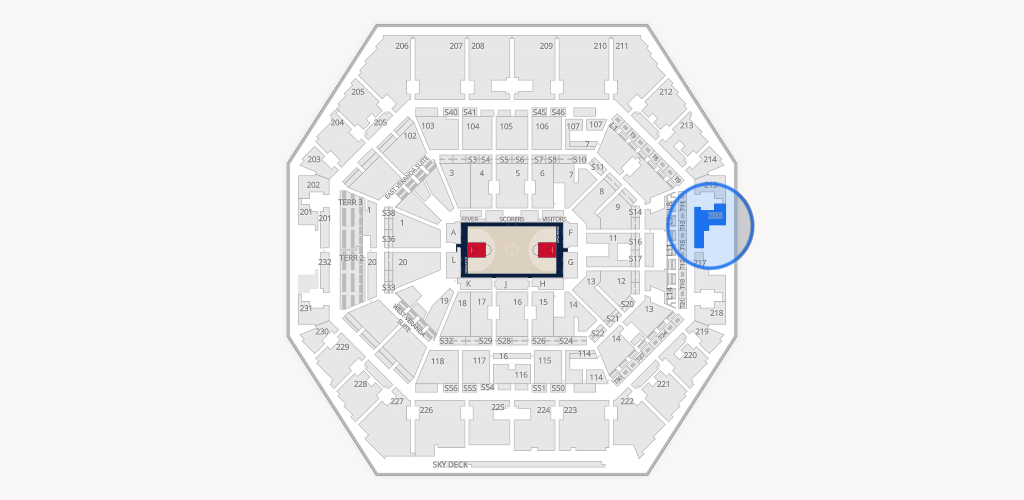 Gainbridge Fieldhouse Seating Chart