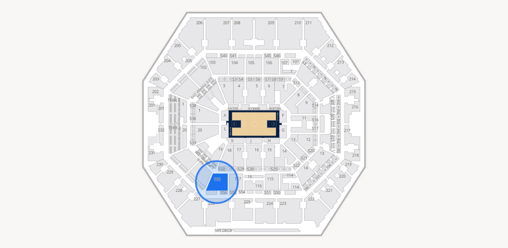 Gainbridge Fieldhouse Seating Chart