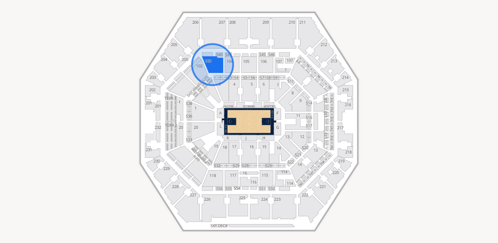 Gainbridge Fieldhouse Seating Chart