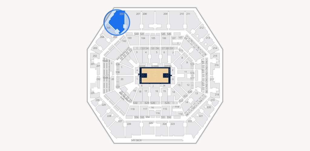 Gainbridge Fieldhouse Seating Chart