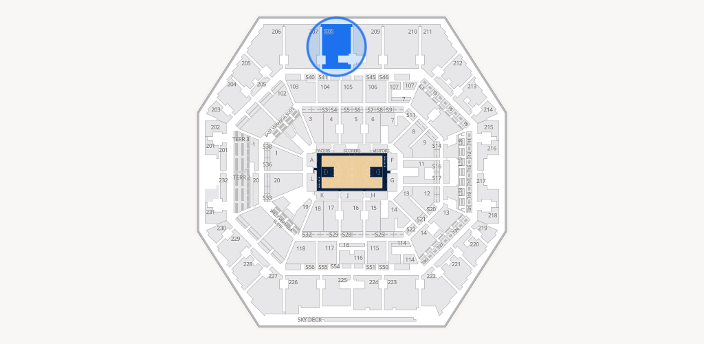 Gainbridge Fieldhouse Seating Chart