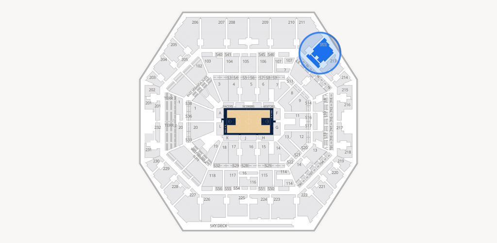 Gainbridge Fieldhouse Seating Chart