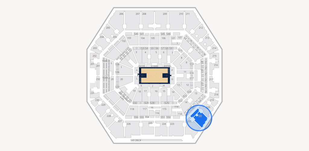 Gainbridge Fieldhouse Seating Chart