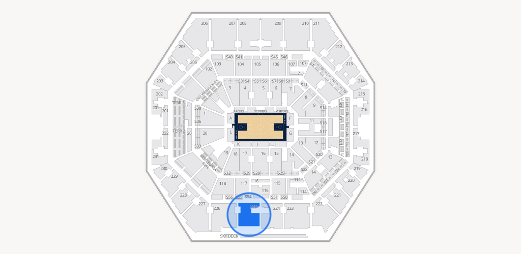Gainbridge Fieldhouse Seating Chart