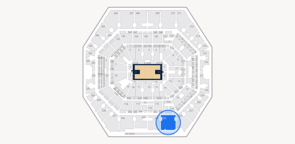 Gainbridge Fieldhouse Seating Chart