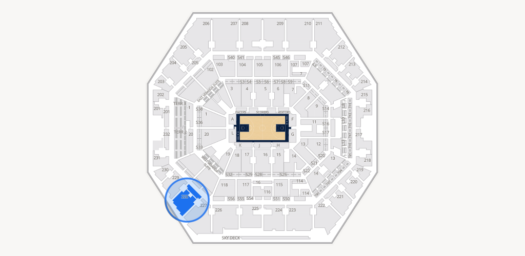 Gainbridge Fieldhouse Seating Chart