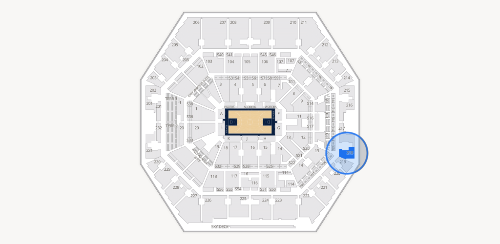 Gainbridge Fieldhouse Seating Chart