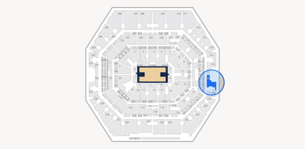 Gainbridge Fieldhouse Seating Chart