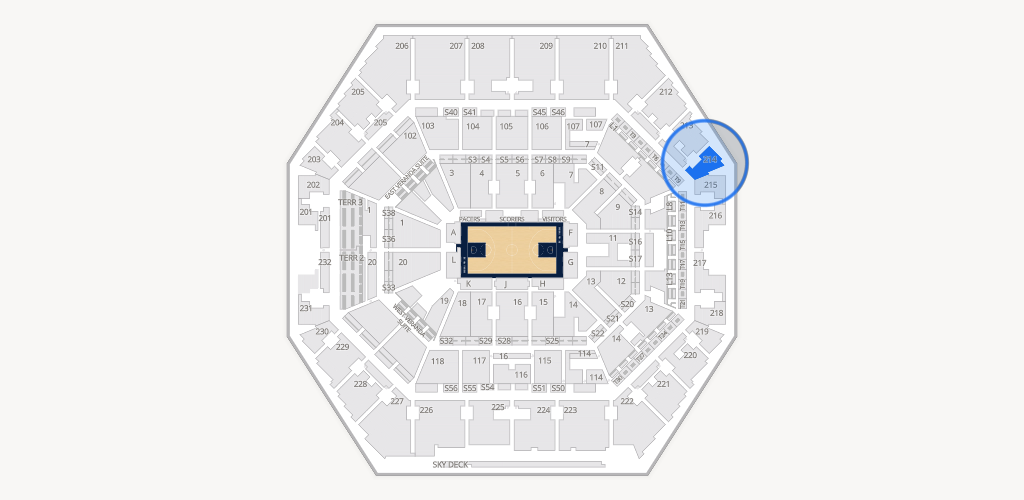 Gainbridge Fieldhouse Seating Chart