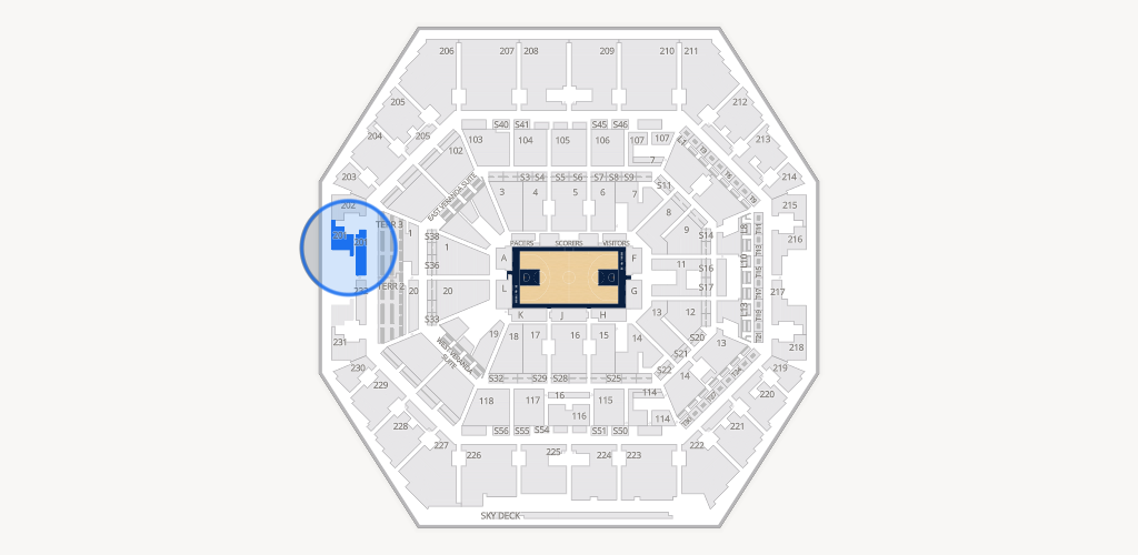 Gainbridge Fieldhouse Seating Chart