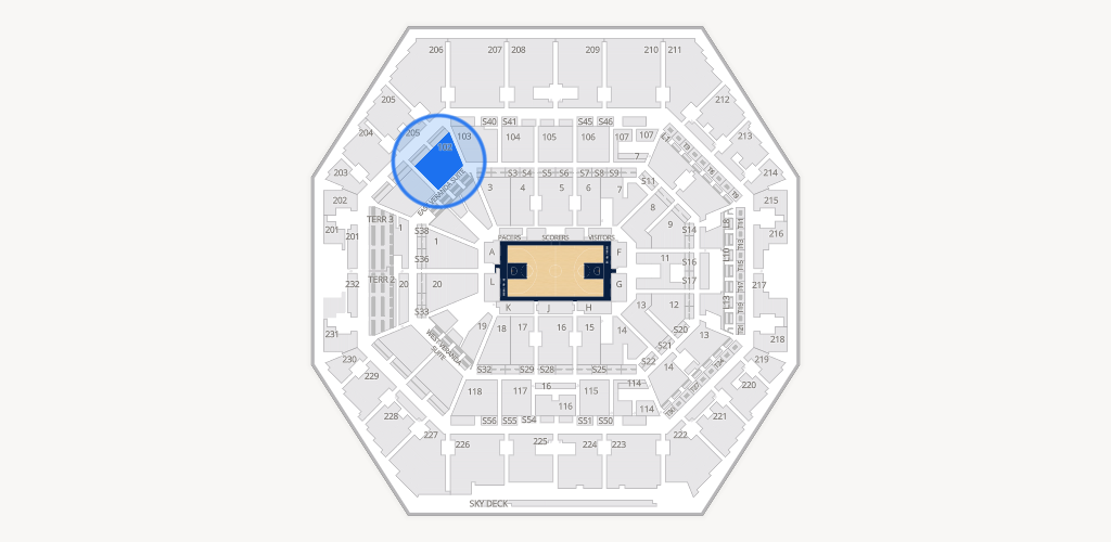 Gainbridge Fieldhouse Seating Chart