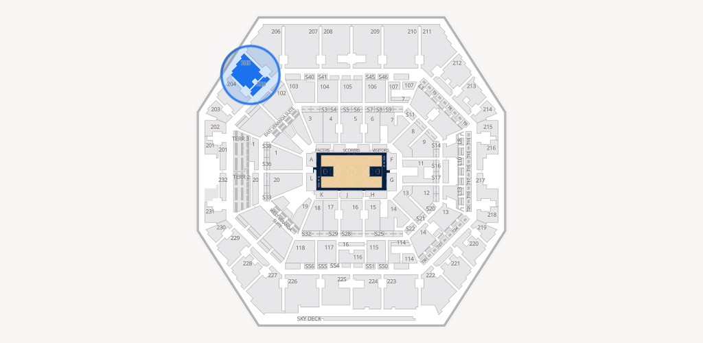 Gainbridge Fieldhouse Seating Chart