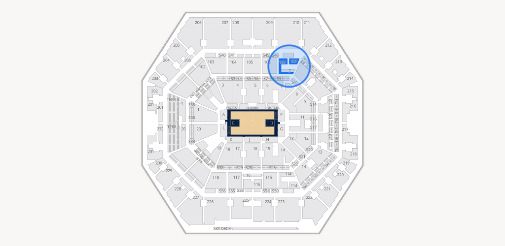 Gainbridge Fieldhouse Seating Chart