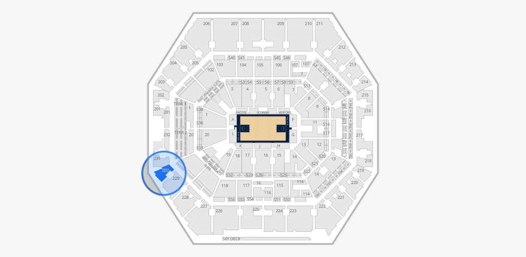 Gainbridge Fieldhouse Seating Chart