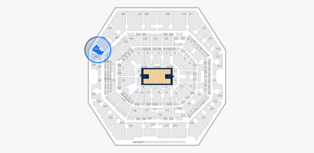 Gainbridge Fieldhouse Seating Chart