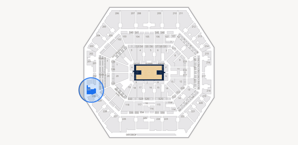 Gainbridge Fieldhouse Seating Chart