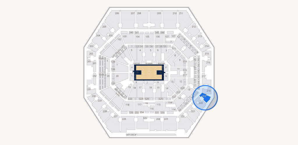Gainbridge Fieldhouse Seating Chart