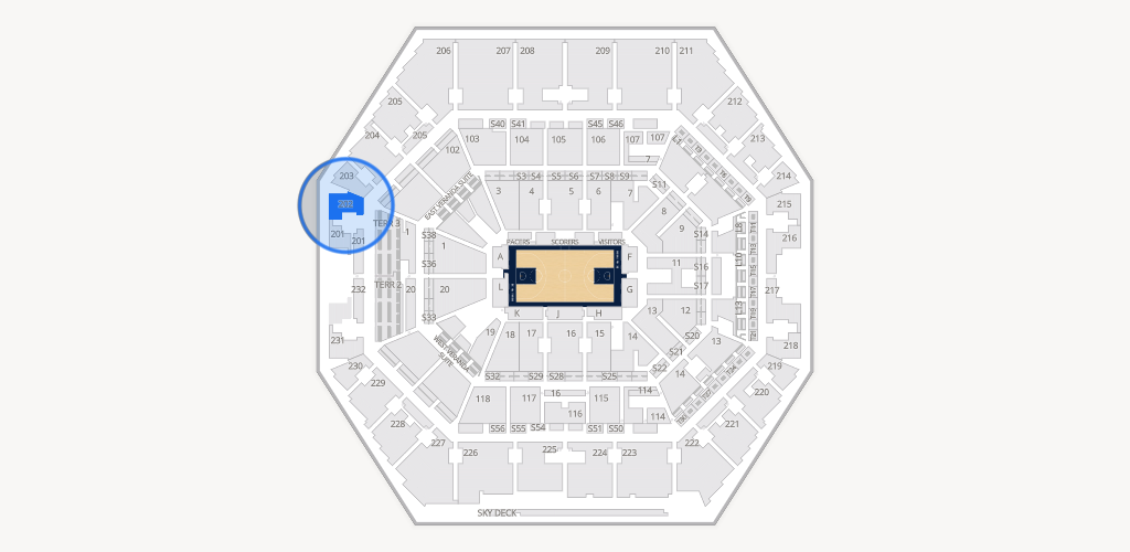 Gainbridge Fieldhouse Seating Chart