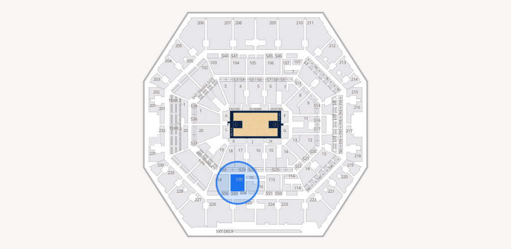 Gainbridge Fieldhouse Seating Chart