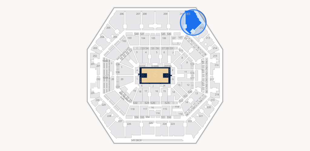 Gainbridge Fieldhouse Seating Chart