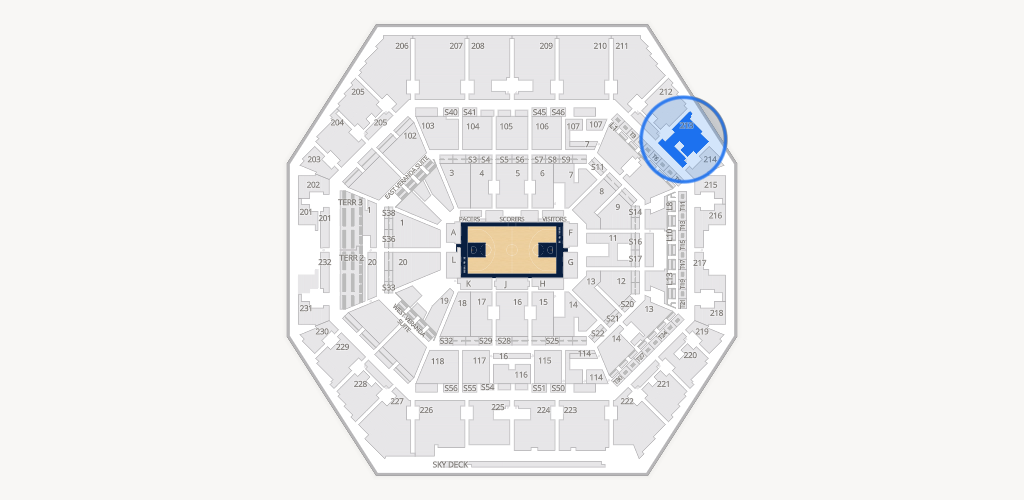 Gainbridge Fieldhouse Seating Chart