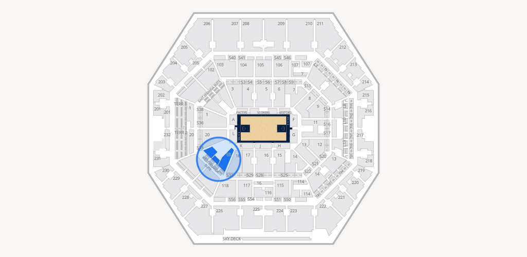 Gainbridge Fieldhouse Seating Chart