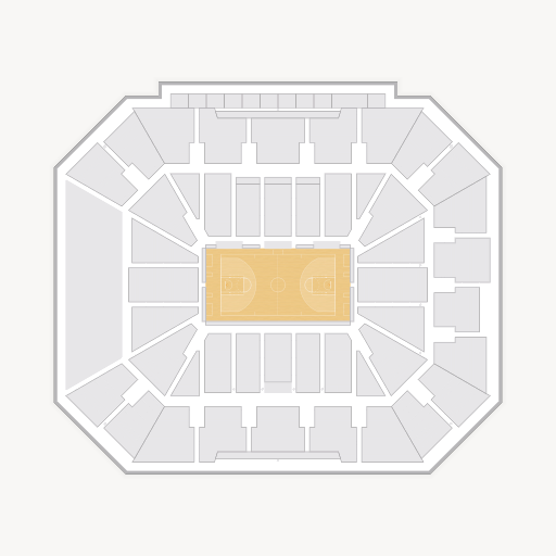 Galen Center seating chart