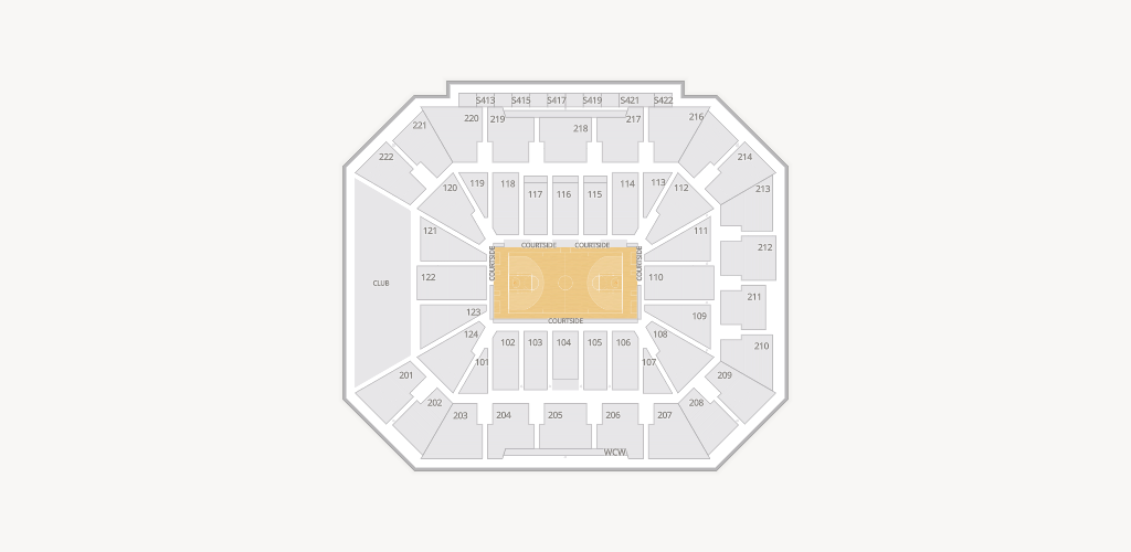 Galen Center Seating Chart